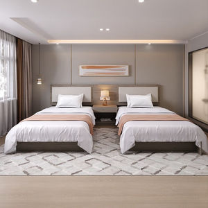 เฟอร์นิเจอร์แบบดั้งเดิมสไตล์โมเดิร์นเรียบง่ายแบบเต็มรูปแบบและเตียงคู่สำหรับห้องนอนมาตรฐานและแผงไม้พิเศษสำหรับวิลล่า - Product Image 2