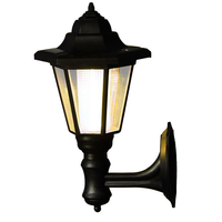 Projecteur solaire led de grande taille, 230mm, 2 pièces, éclairage d'extérieur, pour jardin