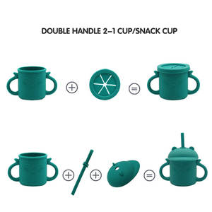 Juego de 9 Utensilios de Silicona Suave para Alimentación de Bebés, Incluye Cuchara y Tenedor, Apto para Bebés de 0 a 12 Meses, Grado Alimenticio - Product Image 6