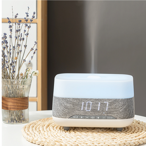 Nhà Máy Thâm Quyến Sản Xuất Siêu Âm Hương Liệu Khuếch Tán Dầu Với Bluetooth Loa & Đồng Hồ Và Báo Thức Wake-Up Chức Năng - Product Image 5