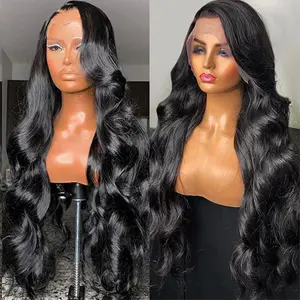 13X6 Hd Human Hair Lace Front Wig Cuticle Aligned Peruvian Raw Human Hair Wigs Pre Pluck Brazilian Hair Wigs For Women