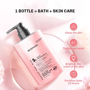 Ensemble de soins corporels parfumés pour le bain, exfoliant, hydratant et éclaircissant en profondeur, marque privée OEM, gel douche blanchissant pour le corps - Product Image 2