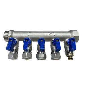 Alta qualidade personalizado 1/2 bronze bola <span class=keywords><strong>manifold</strong></span> água separadores para sistemas de aquecimento - Product Image 1