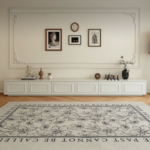 Mobile TV di Lusso in Stile Vintage Francese, Supporto TV Minimalista Europeo da Terra, Nuovo Mobile per <span class=keywords><strong>Soggiorno</strong></span> in <span class=keywords><strong>Legno</strong></span> <span class=keywords><strong>Massello</strong></span> - Product Image 1