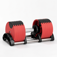 Haltères réglables personnalisés OEM ODM en acier pour la musculation à domicile, équipement de gym, 24 kg, 32 kg, 36 kg