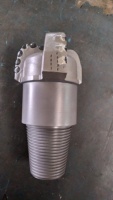 Foret à trois ailettes en acier inoxydable fritté PDC de 146 mm, lames en arc, outil de forage pour l'exploration géologique, l'exploitation minière du charbon et le forage dur
