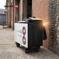 Nettoyeur laser pulsé 300W professionnel pour le décapage de la rouille, la décapage de la peinture, le nettoyage du bois, de la pierre, du métal, du verre, des murs et l'élimination des graffitis, système portable