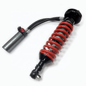 Amortisseurs Pajero à double <span class=keywords><strong>circuit</strong></span> d'huile, réglables en compression et rebond sur 12 positions, noir + rouge - Product Image 6