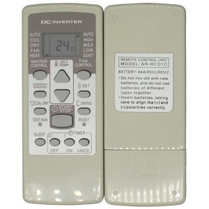 รีโมทคอนโทรลเครื่องปรับอากาศคริสตัลเพิร์ล เทียนหงอ รุ่น AR-RCD1C เวอร์ชั่นภาษาอังกฤษ รหัสคงที่ ใช้ได้กับฟูจิตสึ - Product Image 5