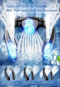 Nouveau Ventilateur de Cou Portable Climatiseur 5200mAh Rechargeable à Semi-conducteurs pour Extérieur, Ventilateur Personnel et Refroidisseur Portable - Product Image 5