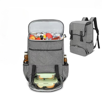 Sac à dos isotherme imperméable décontracté pour pique-nique, sac thermique pour le camping en plein air, la plage, la livraison de nourriture