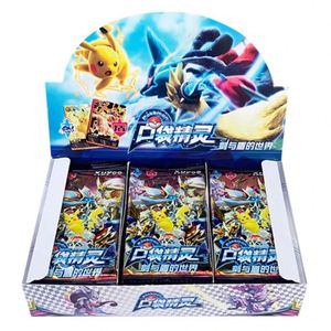 Vente en gros Eif Baby Origin Chinese Pokemoned Fan Art World of Sword and Shield Trading Collectible Card Game Booster Blind Box - Product Image 2