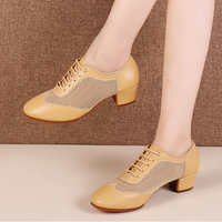 2025 7200097 vente chaude Jazz cuir danse adulte chaussures semelle fendue sport femmes Tango Jazz chaussures