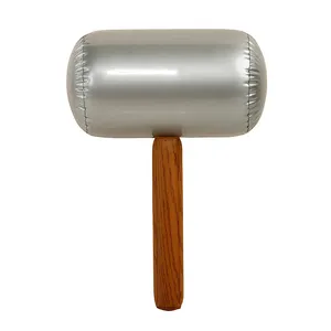 thickened PVC inflatable mallet toys plastic blow up hammer party props