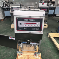 Freidora de Pollo a Presión con Panel de Control Programable, 2 Quemadores a Gas, con Filtro de Aceite 5.0