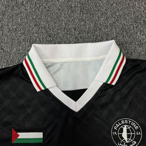 Camiseta de fútbol personalizada sublimación patrón de rayas camisetas de fútbol retro cuadradas de gran tamaño - Product Image 5