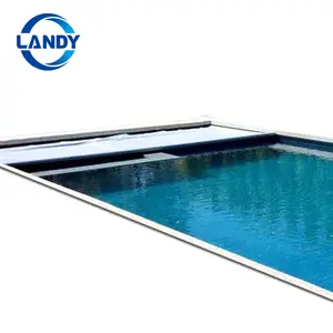 高品质廉价PC聚碳酸酯铝可伸缩伸缩自动游泳池屋顶外壳游泳池盖
