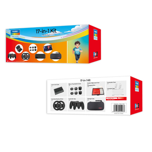 Kit Accessori Sportivi DOBE Switch 2 17 in 1 per Nintendo Switch 2 con Volante, Impugnatura, Pellicola Temperata e Cover Protettiva - Product Image 3
