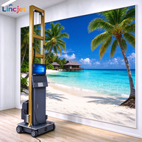 Mesin Cetak Dinding UV 3D Relief LINCJET LC-A2, Mesin Cetak Dinding Digital Mobile, Mesin Cetak Label Dekorasi Dinding Embos