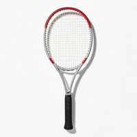Raqueta de Tenis de Fibra de Carbono Duradera, Alto Brillo, Cabeza Extra Grande, Diseño Ligero, Grosor Personalizable, Nivel Club, para Miembros