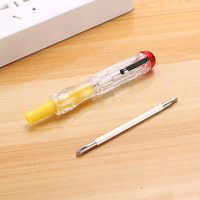 Crayon de test de marque personnalisé de haute qualité 2026 avec tête de coupe remplaçable, portable, 13,2 cm, indicateur lumineux