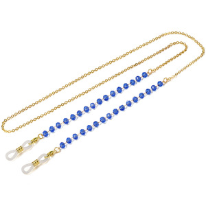 Tuile blanche dentelle conception masque lanière lunettes sangle support <span class=keywords><strong>pour</strong></span> écouteurs collier Anti-perte chaîne de lunettes en métal - Product Image 6