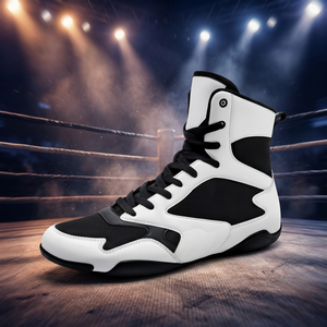 Zapatos de Boxeo Profesionales Ligeros Emiko Industry, con Cordones, Soporte de Tobillo, Resistentes al Desgaste, Antideslizantes, de Goma - Product Image 2