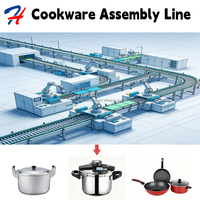 Lini Perakitan Peralatan Masak Aluminium Anti Lengket Otomatis Siap Pakai |   Panci Presto Multi-Tegangan Bahan Stainless Steel |   Perakitan