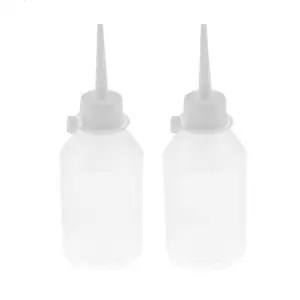 Máquina de coser, botella de aceite, plástico blanco transparente, boquilla de pulverización de 100ml, botella de aceite vacía, engrasador de plástico para lubricantes - Product Image 1
