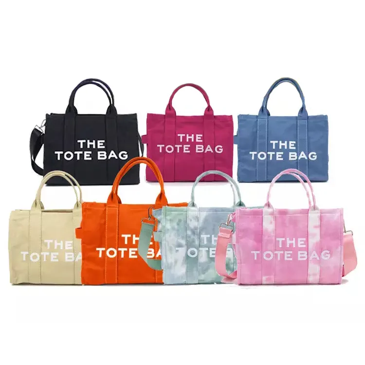 New Fashion Design Women's Shoulder Bags Canvas The Tote Bag Plain Tote Colors Beach Summer Canvas Purses and Handbags