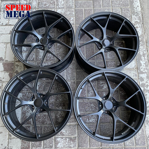ล้อแม็กซ์ Speed Mega Matte Black 10 ก้าน ดีไซน์ Y Split น้ำหนักเบา ผ่านการรับรองมาตรฐาน JWL VIA ขนาด 17 18 19 นิ้ว - Product Image 6