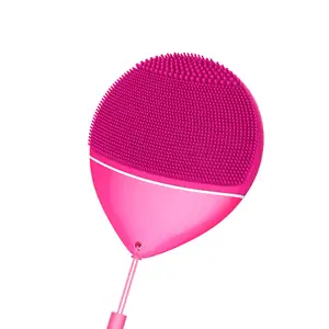 Silicone Facial Cleanser Waterproof 5 Gears Adjustable Deep Cleaning Beauty Mini Electric Massage Brush