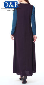 Abaya MAXI Ligera de Poliéster para Mujer Musulmana con Mangas Largas para Uso Casual - Product Image 4