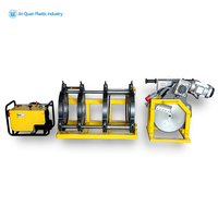 Nouvelle soudeuse hydraulique semi-automatique certifiée ISO pour soudure bout à bout DN180-DN450, refroidissement par air 1-3KW 380V JQHJ-HDC450 pour tuyaux HDPE