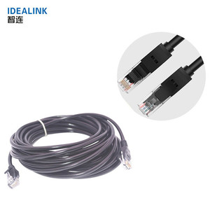 Chất Lượng cao Chiều Dài Tùy Chỉnh Ethernet Cặp Xoắn <span class=keywords><strong>Cat5</strong></span> Cat5e Rj45 Kết Nối Cáp - Product Image 1