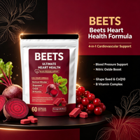 Gummies de Betterave pour la Circulation Sanguine et le Soutien du Flux Sanguin, 60 unités, Prêt à Expédier, Complément pour la Santé Cardiaque et le Bien-être, Vente Directe Usine