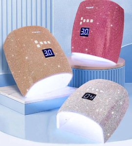 Crystal Nail Lamp Bling Rechargeable UV LED Gel Polish 4 <b>Timer</b> Setting Salon Manicure Curing Drying <b>Light</b> Equipment Nail Tool - Product Image 4