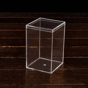 Rectangular Transparent <b>Display</b> <b>Box</b> Handheld Dustproof Food Grade Acrylic <b>Plastic</b> Gift Packaging <b>Box</b> - Product Image 5