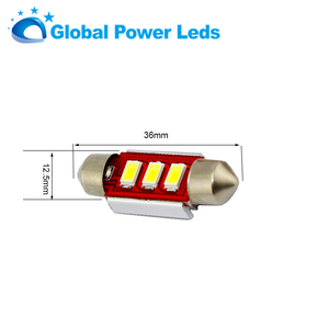 SV8.5 longueur 36mm 3SMD 5630 puce Canbus avec résistances de charge à l'intérieur de l'automobile feston led ampoules 12V - Product Image 2