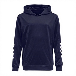 Unisex Solid Autumn Heavy Pullover Loose Knitted Streetwear Hoody Custom Heavyweight <b>Thick</b> <b>Fleece</b> Embroidered Hoodies - Product Image 2