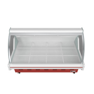 Réfrigérateur commercial de 2,5 m pour la vente au détail, vitrine alimentaire, portes en verre <span class=keywords><strong>économique</strong></span>s, dégivrage manuel, réfrigérateur alimentaire pour la vente au détail - Product Image 2