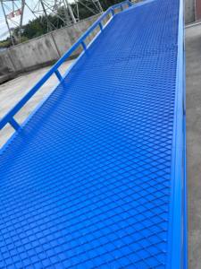 Passerelle mobile pour quai de 10 tonnes, machine de nivellement de quai, rampe pour chariot élévateur, plateforme élévatrice, plateau tournant hydraulique <span class=keywords><strong>manuel</strong></span> de 11,4 mètres de long - Product Image 5