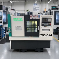 Sistema de Control GSK para Trabajos en Metal, Torno CNC de Bancada Inclinada TCK6340S en Venta