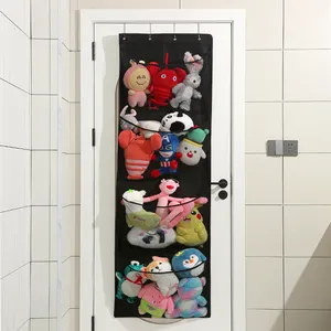 Large Pockets Over The Door Stuffed Animals Organizer Stuffed Animal Storage for Toys Hanging Toy Organizer