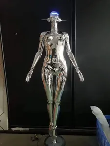 Statue de robot féminin en fibre de verre, collection <span class=keywords><strong>2022</strong></span>, idéale pour la décoration intérieure et comme cadeau créatif - Product Image 3