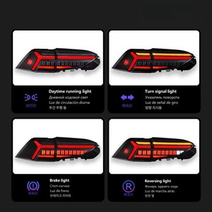 HETOP Nuevas Luces Traseras LED para <span class=keywords><strong>RAV4</strong></span> 2018-<span class=keywords><strong>2022</strong></span>, Luces de Freno y Señal de Giro, Accesorios <span class=keywords><strong>Plug</strong></span> and Play para Toyota - Product Image 3