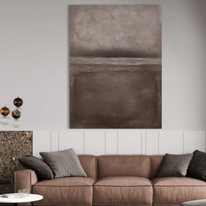 Peinture à l'huile abstraite texturée 3D sur toile, art mural fait main, décoration intérieure, peinture de nature morte minimaliste personnalisée en gros - Product Image 2