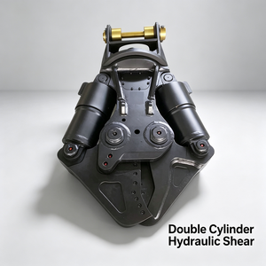 Cisaille hydraulique montée sur excavatrice à large ouverture de mâchoires, outil de <span class=keywords><strong>démolition</strong></span> automatique pour chantier - Product Image 1