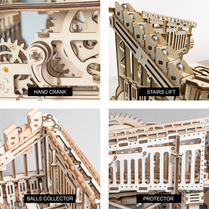 <span class=keywords><strong>Robotime</strong></span> <span class=keywords><strong>Rokr</strong></span> DIY Assembler Jouets Bois Artisanat LG502 Marble Run <span class=keywords><strong>3D</strong></span> Puzzles en Bois pour Dropshipping - Product Image 3