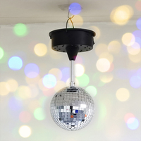 Lumière de scène rotative automatique étanche IP65, projection sphérique RGBW, suspendable pour les événements festifs, éclairage d'ambiance